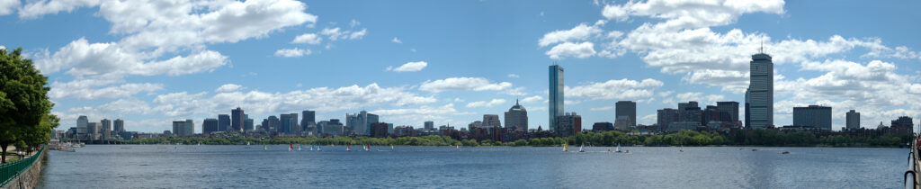 panorama of Boston