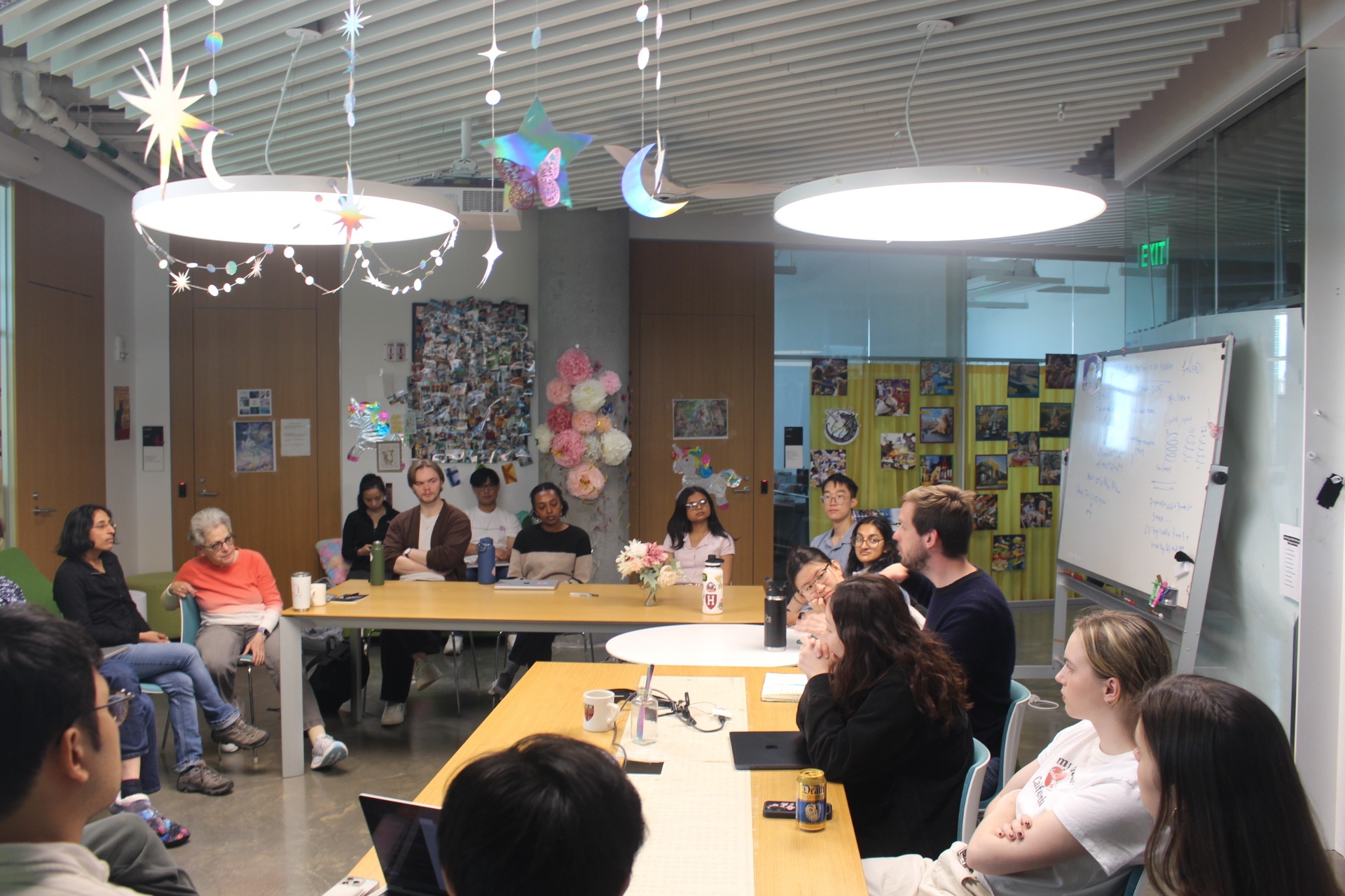 CHARM members gather for a discussion with guest Barbara Grosz